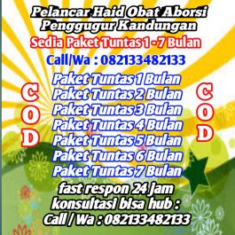 Obat Penggugur Kandungan ® WA.082133482133 Obat Aborsi Bandar Lampung